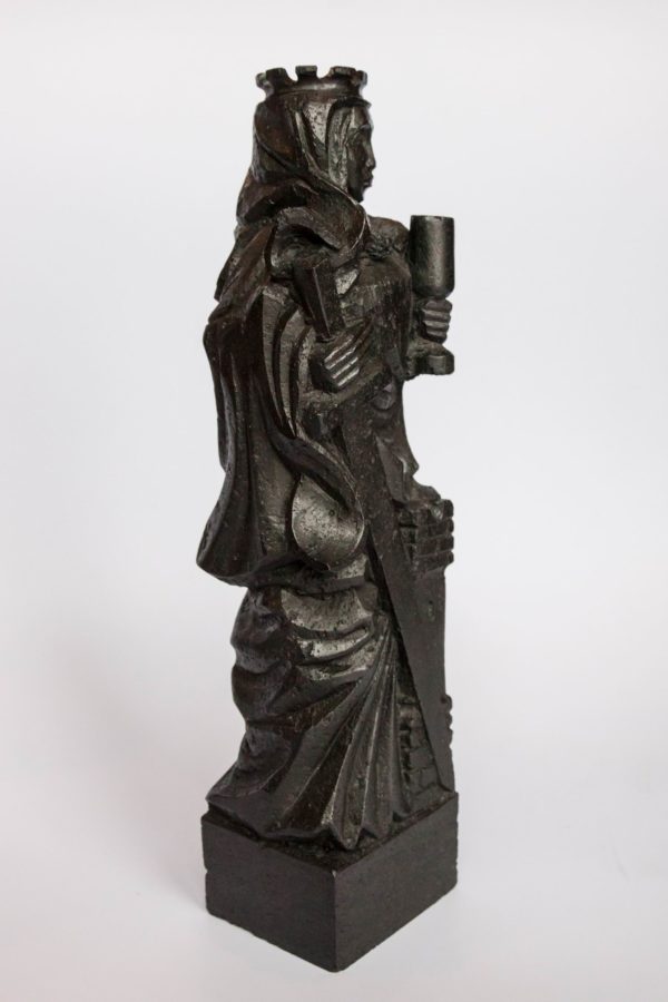 Kamienne statuetki św. Barbary